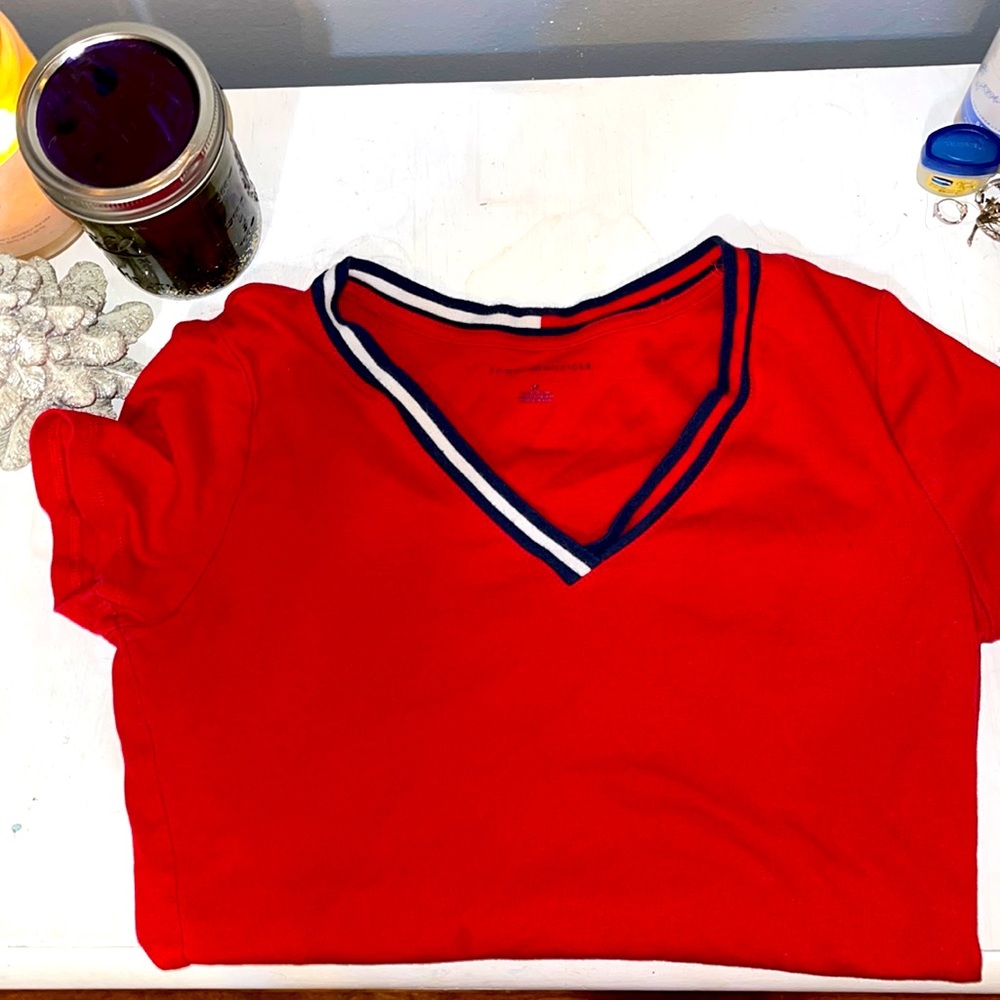 Tommy Hilfiger Woman’s small red short sleeve T-Shirt